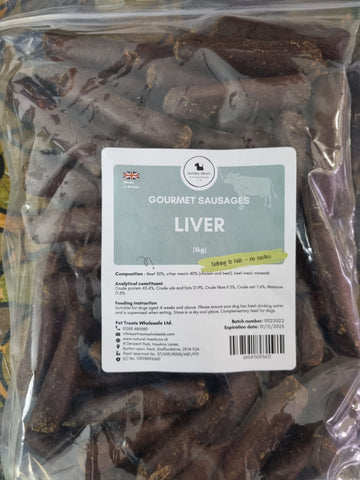 Natural Treats - Gourmet Liver Sausages (500G)