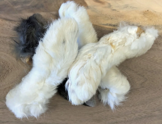 Rabbit feet (with fur) Dried 250g