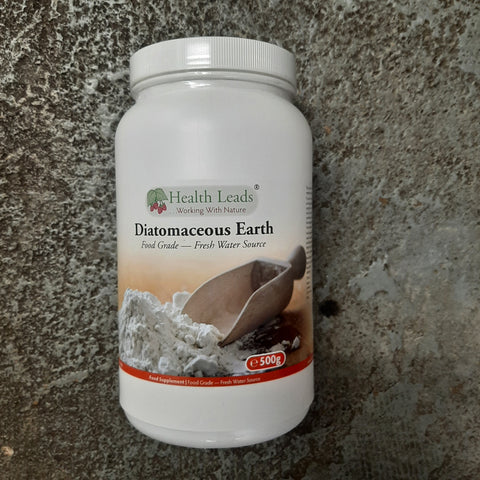 Health Leads Diatomaceous Earth 500g Tub