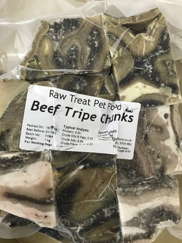RT  Tripe Chunks (BEEF) 1kg RAW TREAT BRAND