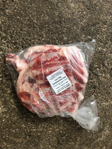 Raw LAMB RIB Bone Birmingham Brand 1kg