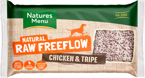 NM Free Flow Minced Chicken & Tripe 2kg NATURES MENU ff ckt