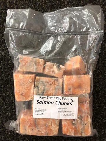 RT Raw Treat Salmon Chunks 1kg