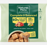 NATURES MENU RAW MEALS  60/40 Lamb With Chicken, Salmon, Vegetables And Brown Rice For Adult Dogs