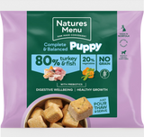 NM NATURES MENU COUNTRY HUNTER RAW NUGGETS TURKEY AND FISH FOR PUPPIES