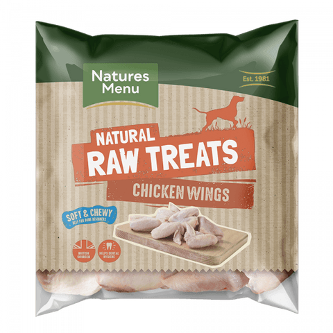 NM Raw Chicken Wings 1kg Natures Menu   bone sku BCW