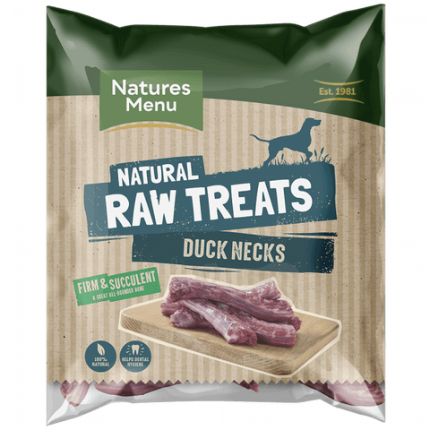 NM Raw Duck Neck Natures Menu bone  bdn