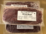 RT Raw Minced WILD BOAR  Raw Treat Pet Food 500g