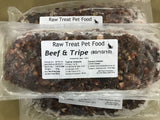 RT Minced Beef & Tripe mix Raw Treat Pet Food 500g