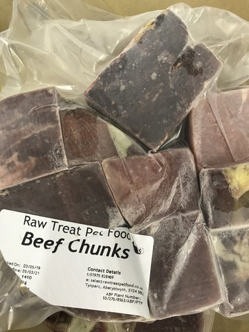 RT RawTreat  BEEF Chunks 1kg