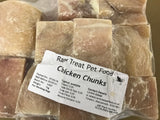 RT Raw Chicken Chunks 1kg Raw Treat Pet Food