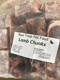 RT  Lamb Chunks/Cubes Raw Treat Brand 1KG