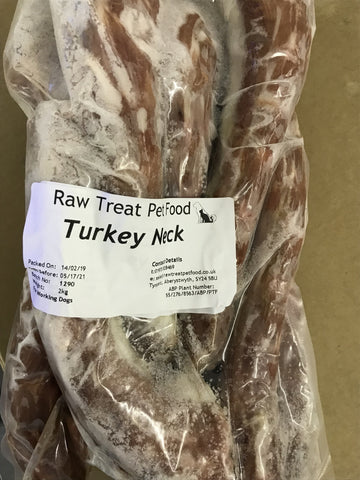 RT Turkey Necks 2kg bone RAW TREAT BRAND