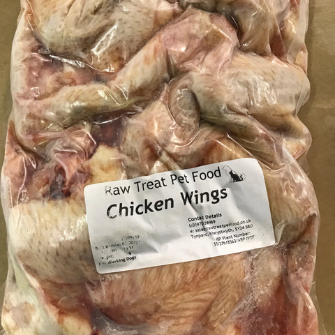 RT Raw Chicken Wings 2kg bone Raw Treat Brand