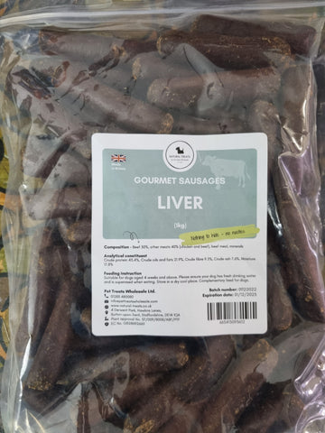 Natural Treats - Gourmet Liver Sausages (1Kg)